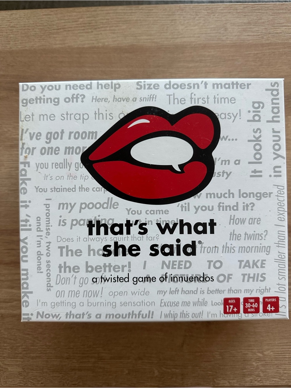 That's What She Said Party Game - The Hilariously Twisted Party Game Adults Only - Picture 2 of 4